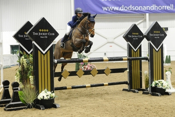 Berkshire’s Tatiane Mauree wins the Winter Grade JC Qualifier at Aintree Equestrian Centre